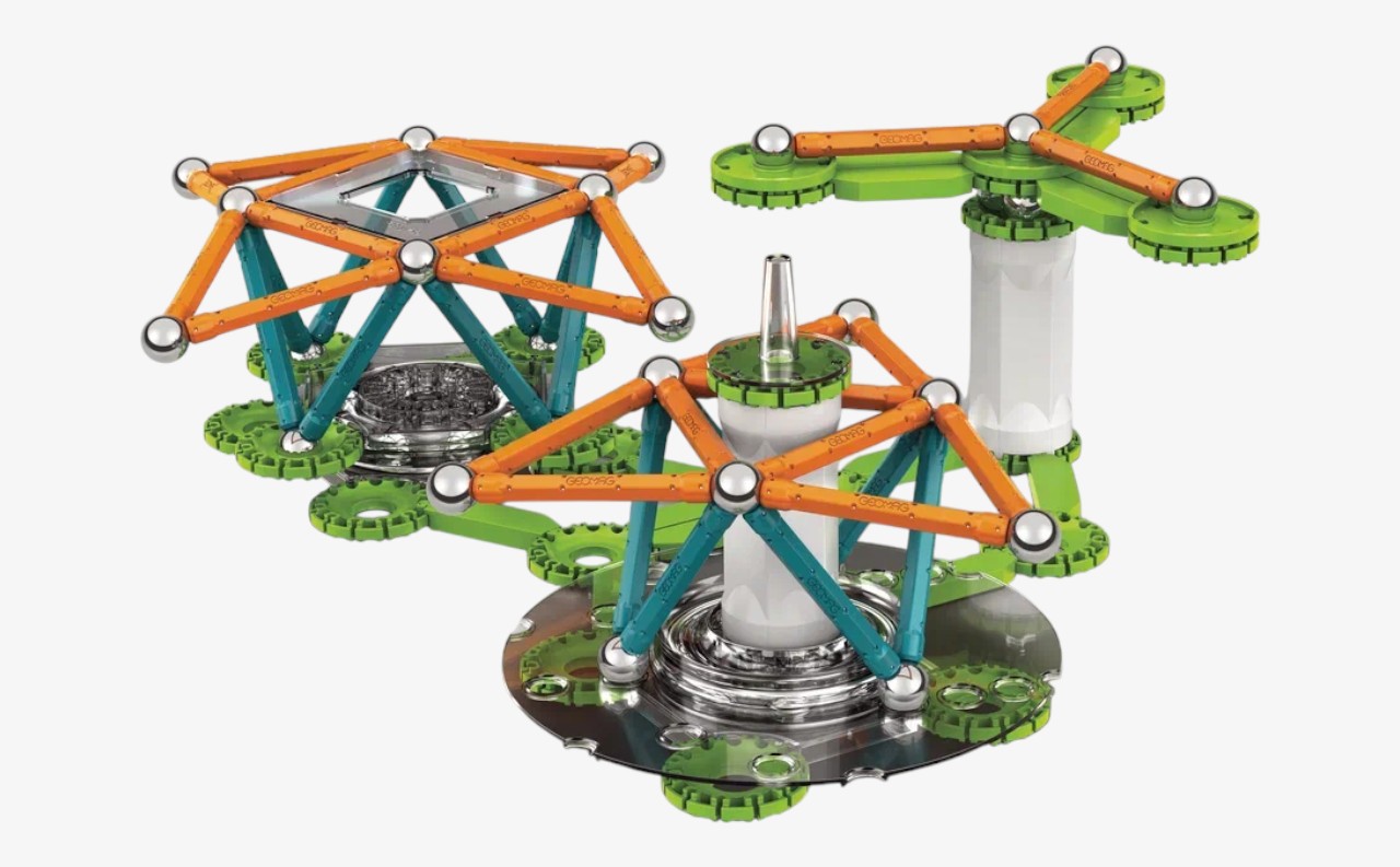 Geomag — Конструктор Geomag "Механика - движение", магнитные шестеренки, 160 эл.