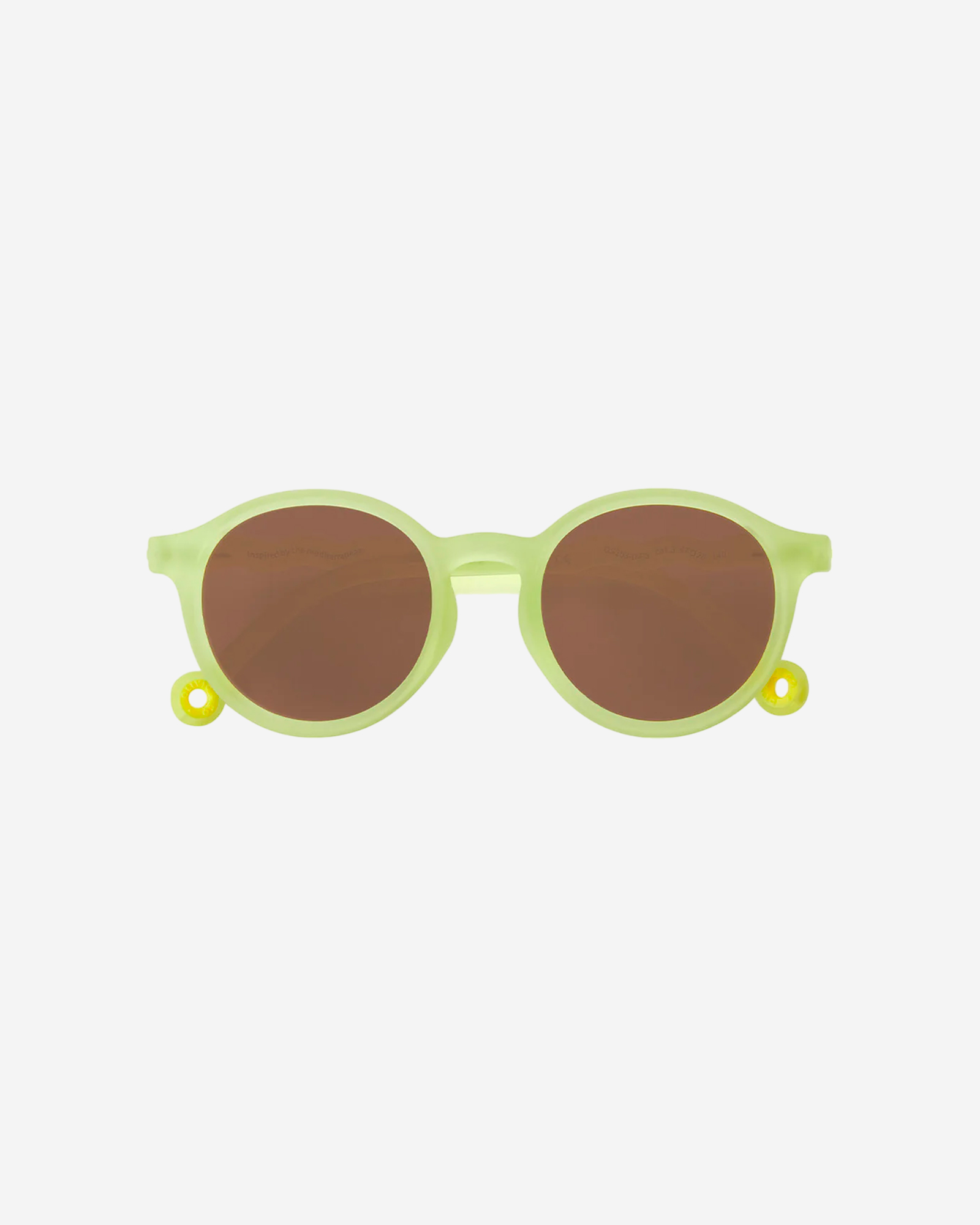 Olivio and Co — Очки KIDS Oval Sunglasses-Citrus Garden-Lime Green