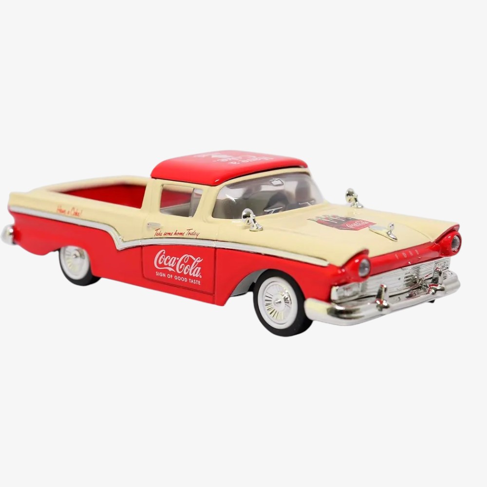 Motor City Classics — Машинка литая коллекционная Die-сast модель по лицензии Coca-Cola 1957 Ford Ranchero, масштаб 1:43