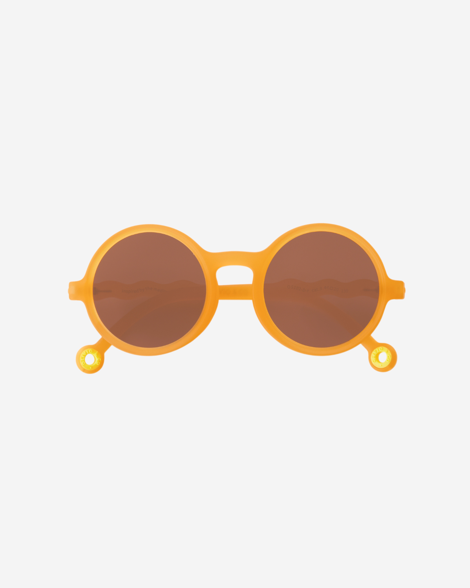 Olivio and Co — Очки KIDS Round Sunglasses-Citrus Garden-Citrus Yellow