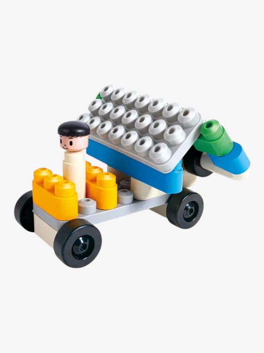 HAPE — Конструктор "Креатив", Грузовик для сортировки мусора, 101 элемент