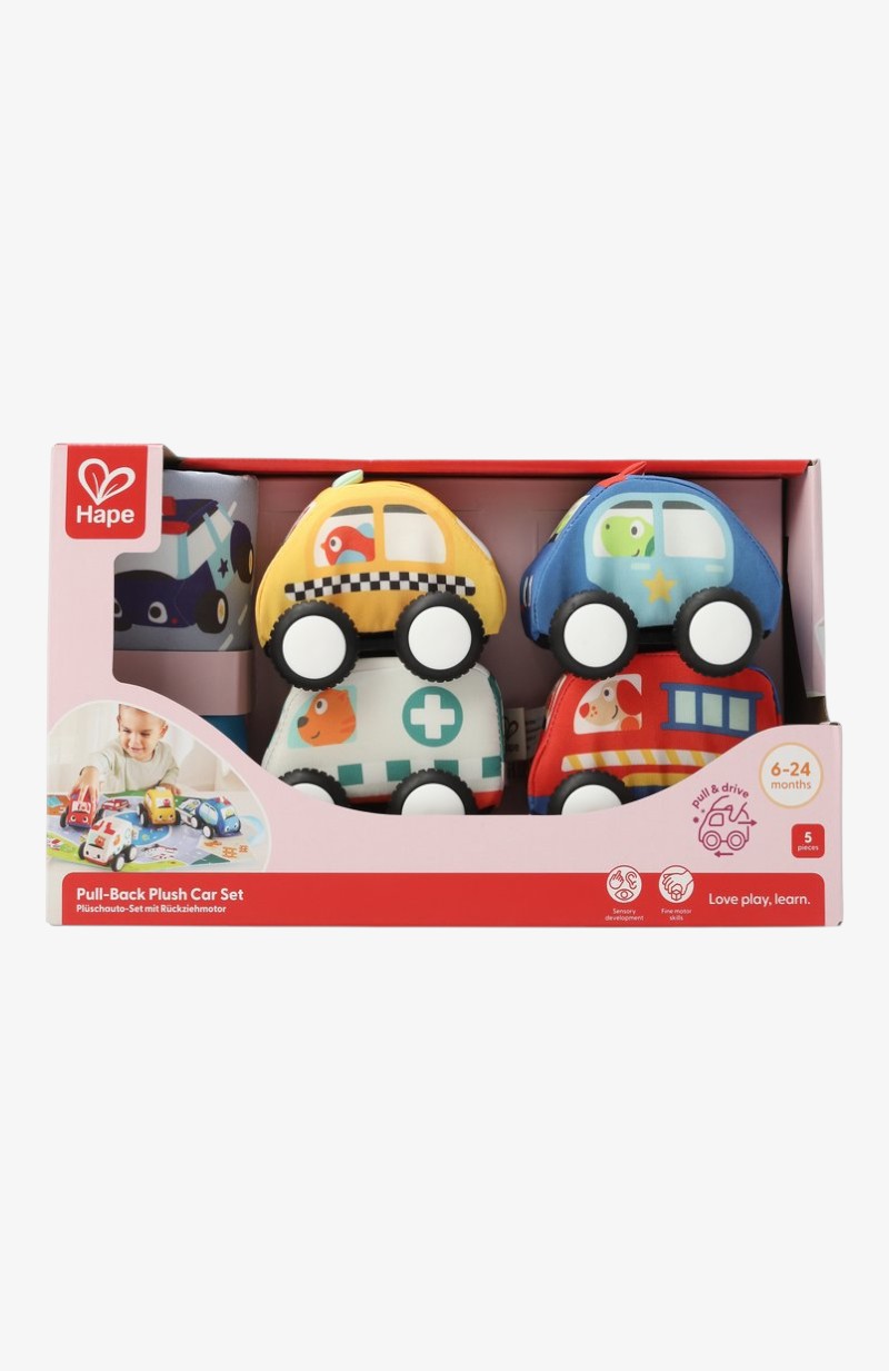 HAPE — Игровой набор "Навстречу приключениям" Плюшевые машинки
