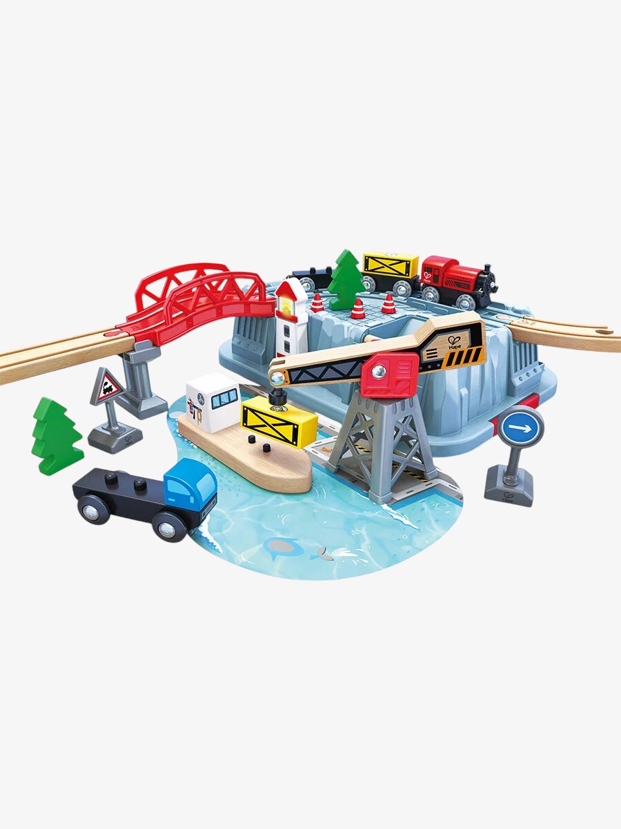 HAPE — Игровой набор "Железная дорога" Портовая станция