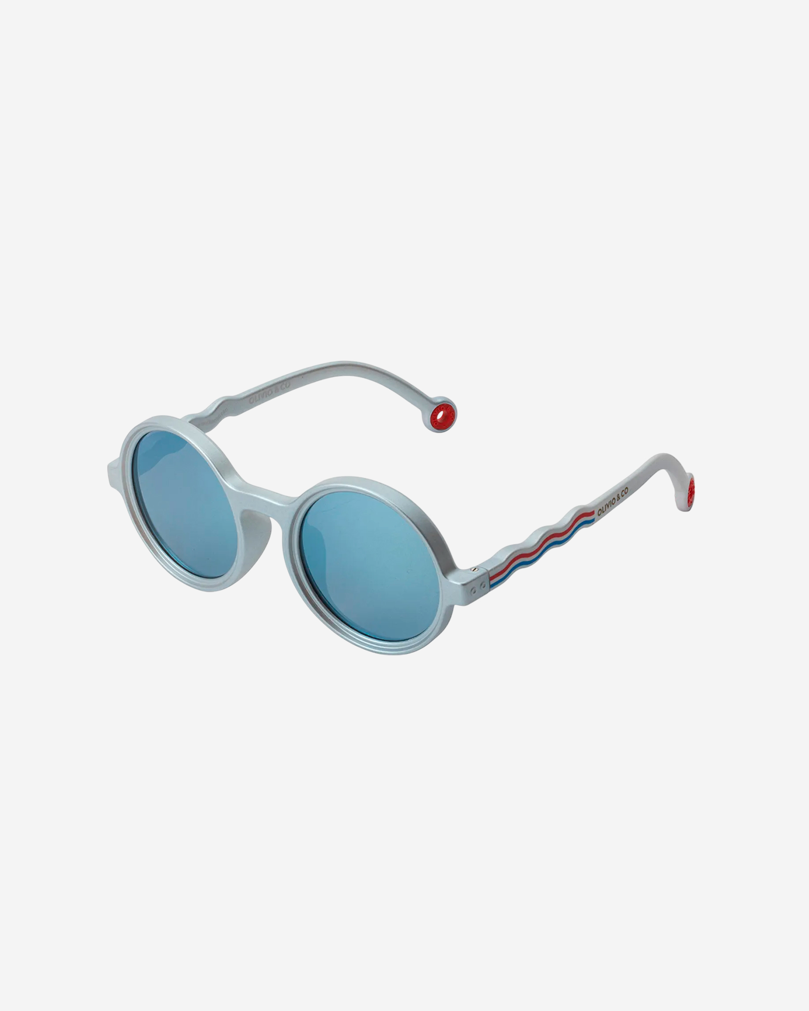 Очки JUNIOR Round Sunglasses-Olympia-Medallion Platinum — 2