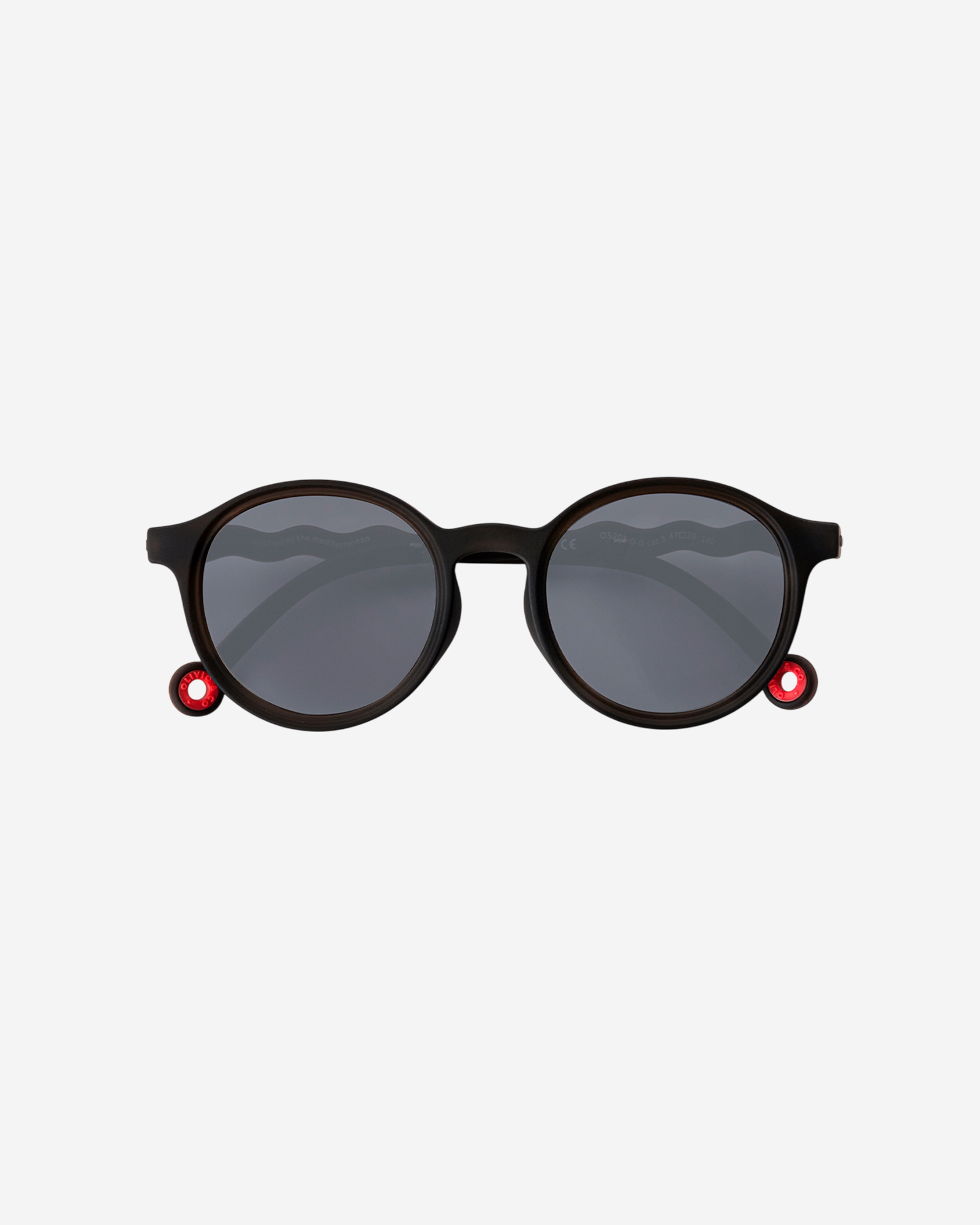 Olivio and Co — Очки JUNIOR Oval Sunglasses-Classic Olivio-Squid Black