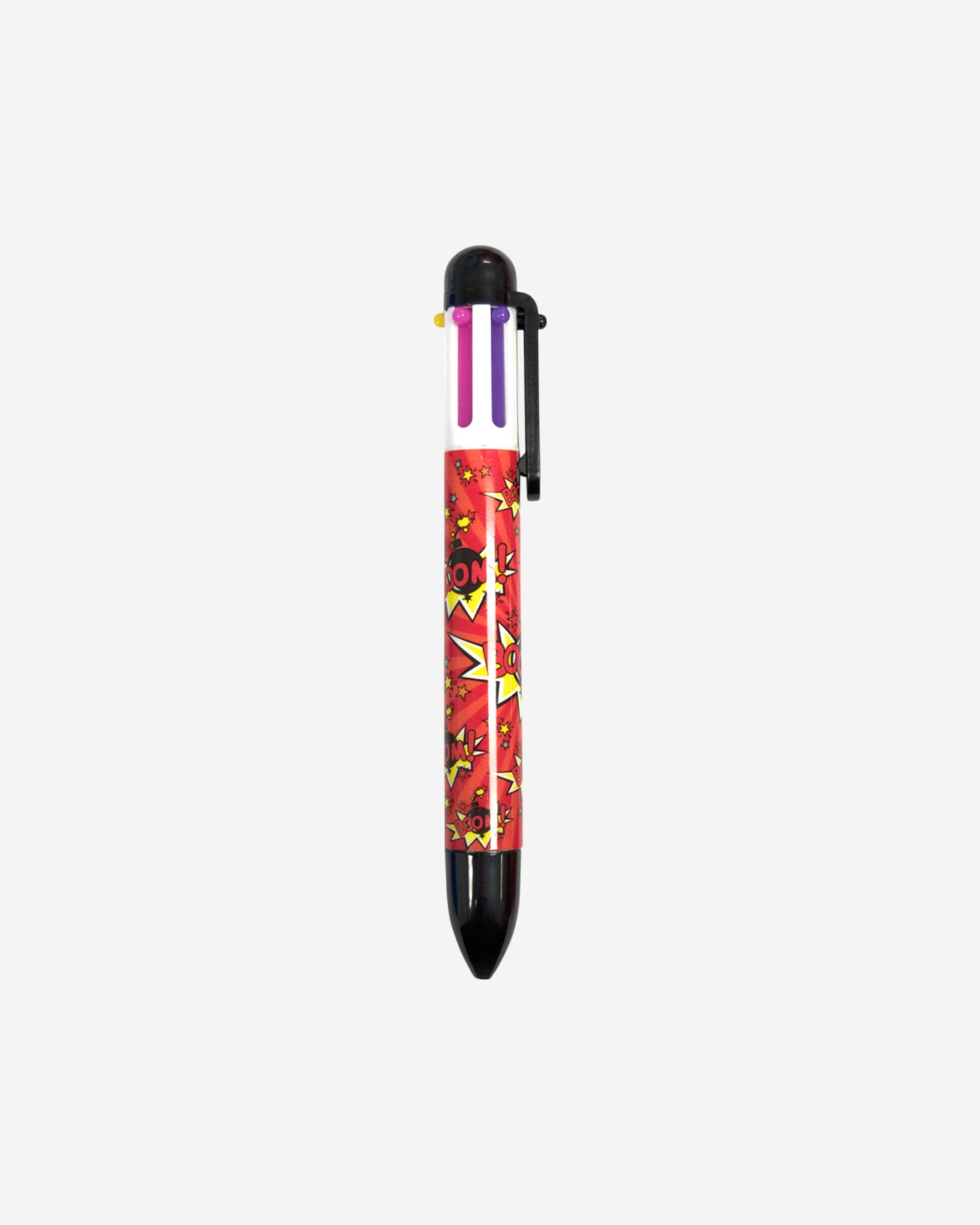 OOLY — Ручка шариковая автоматическая с 6 цветами "Комиксы"