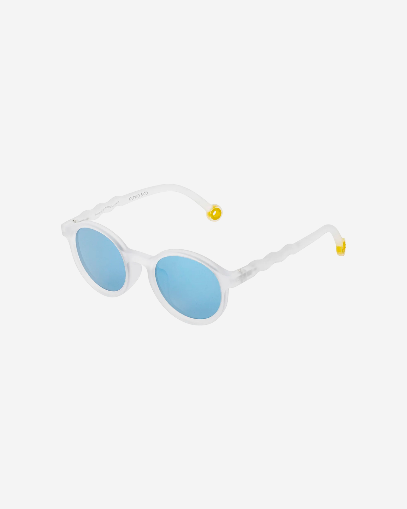 Очки KIDS Oval Sunglasses-Classic Olivio-Jellyfish White — 2