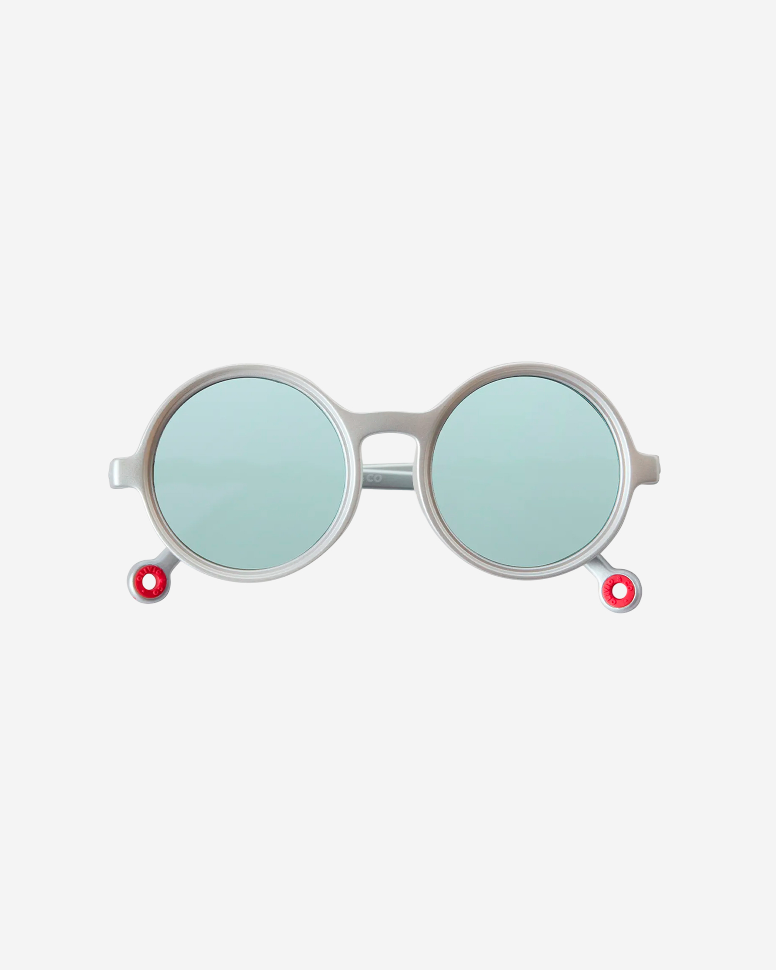 Olivio and Co — Очки JUNIOR Round Sunglasses-Olympia-Medallion Platinum