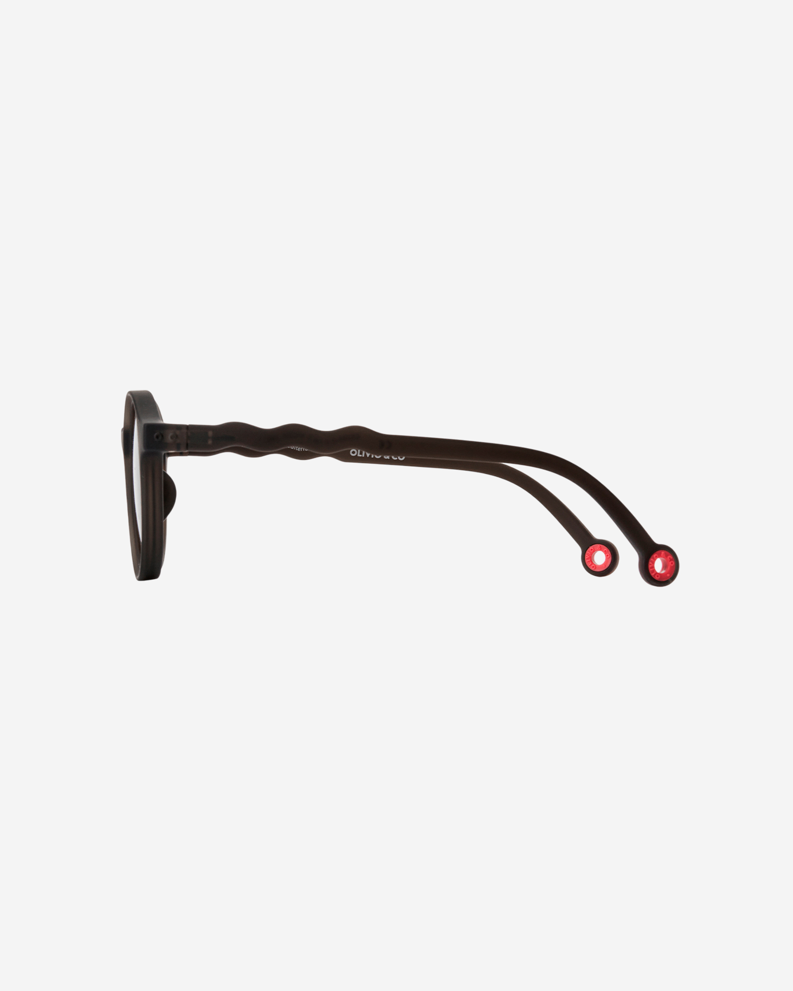 Очки JUNIOR Oval Sunglasses-Classic Olivio-Squid Black — 2
