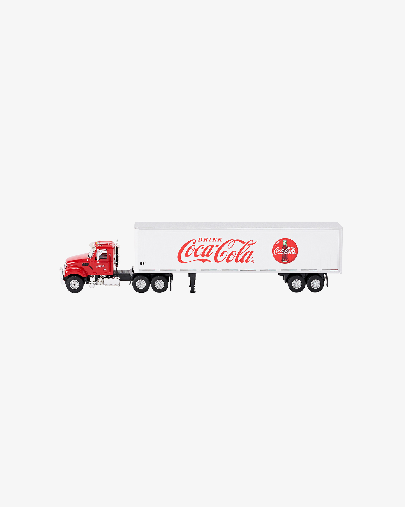 Motor City Classics — Машинка литая коллекционная Die-сast модель по лицензии Coca-Cola Drink Coca-Cola Tractor and Traile